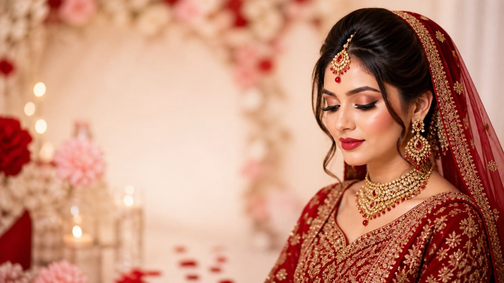 Bridal makeup preview for Mahalaxmi Beauty Parlour in Prayagraj